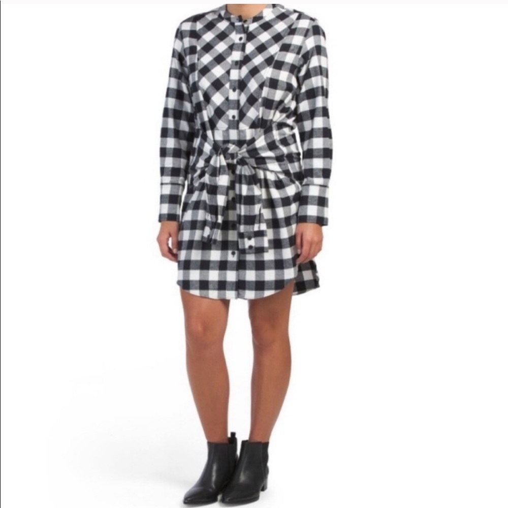 NEW • Derek Lam • Plaid Flannel Shirtdress 6